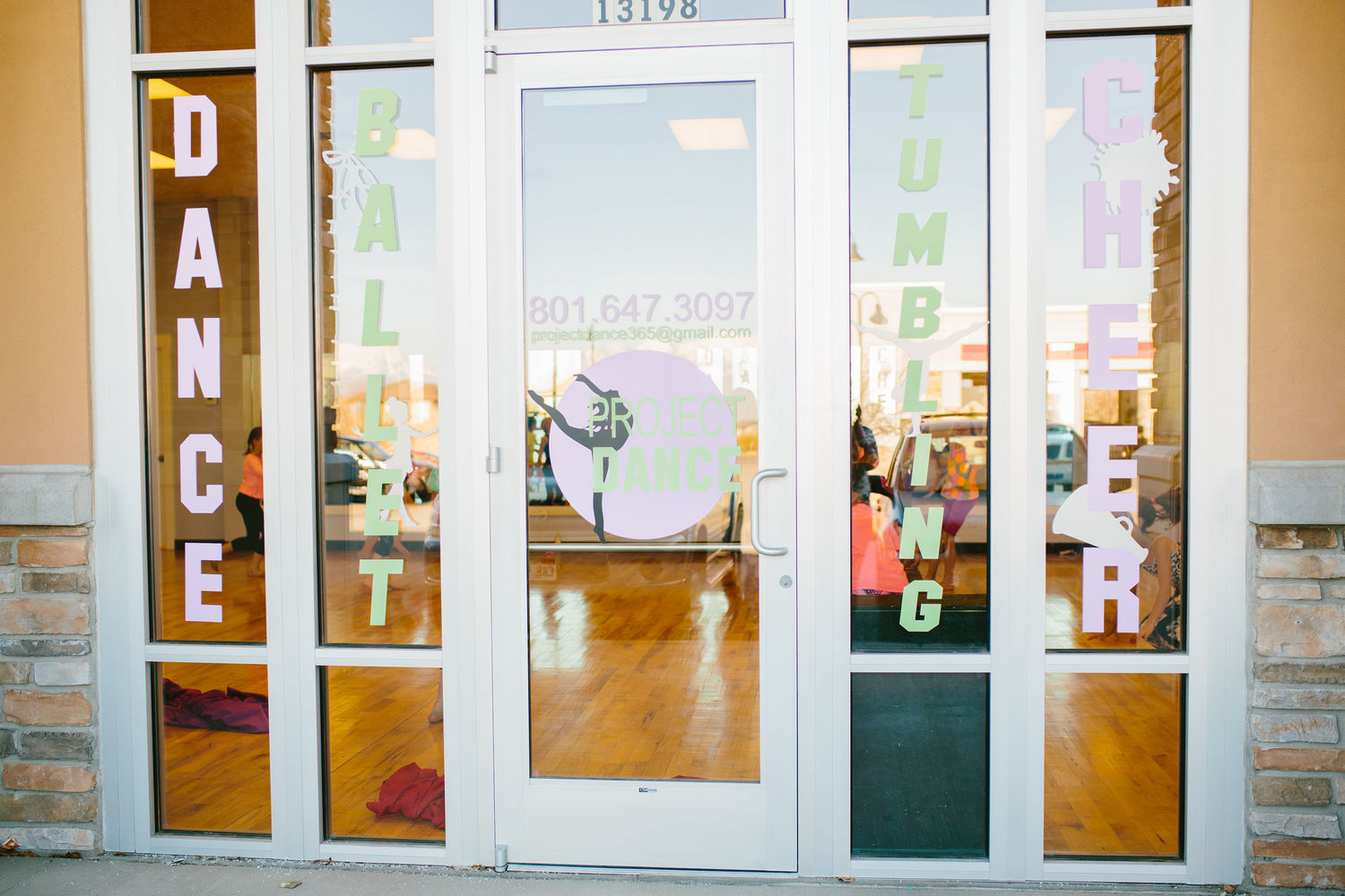 The Project Dance studio storefront in Herriman, Utah